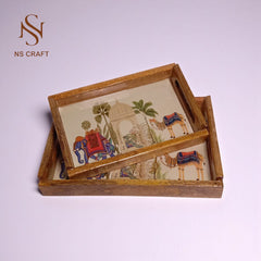 Handcrafted Mango Wood Trays