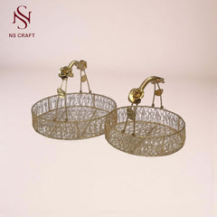 Decorative Flower Basket Hamper Set Of 2