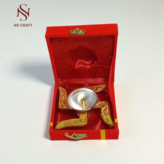Swastik Diya in Velvet Box