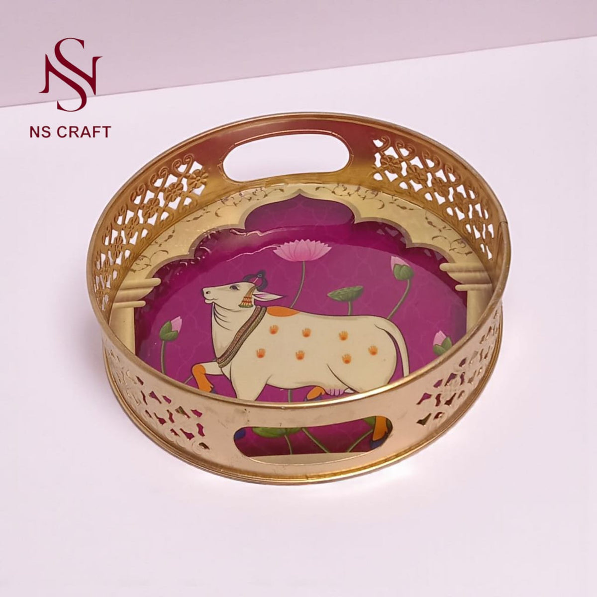 Decorative Pichwai Tray