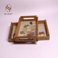 Handcrafted Mango Wood Trays