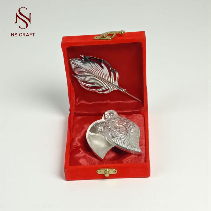 Traditional Kumkum Storage Box  In Velvet Box