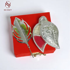 Traditional Kumkum Storage Box  In Velvet Box