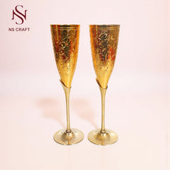 Silver Plated Wine Goblet In Velvet Box