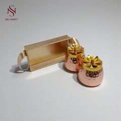 Iron Tray & Copper Jar Duo